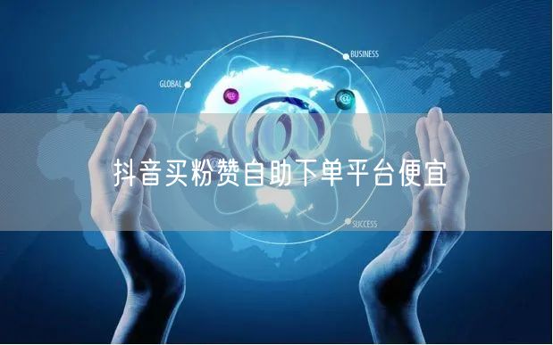 抖音买粉赞自助下单平台便宜