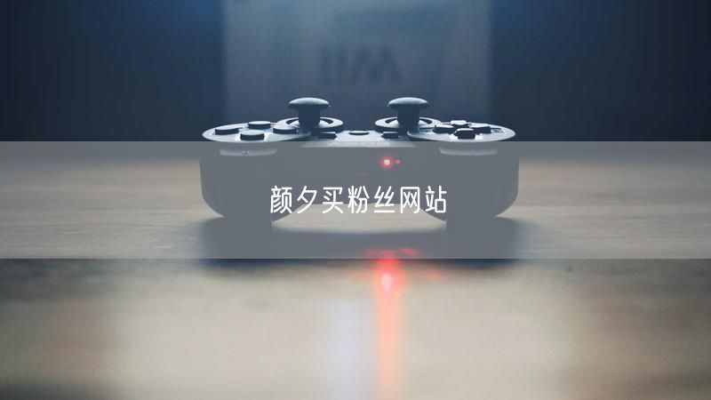 颜夕买粉丝网站