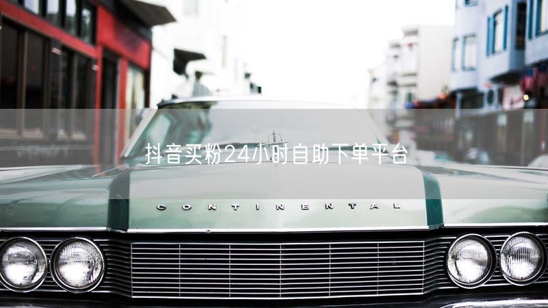 抖音买粉24小时自助下单平台