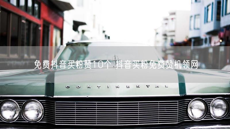 免费抖音买粉赞10个 抖音买粉免费赞机领网