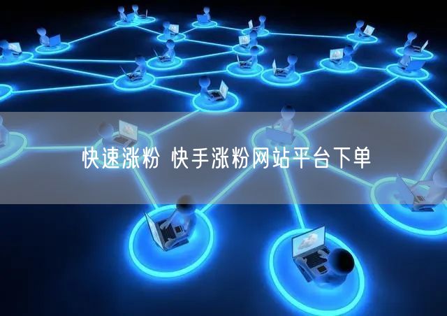 快速涨粉 快手涨粉网站平台下单