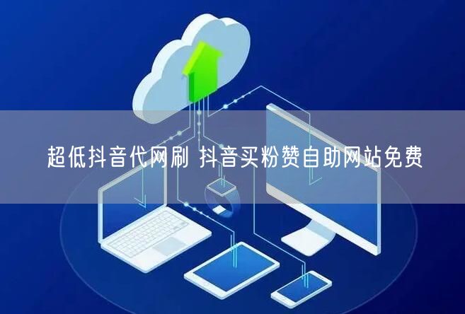 超低抖音代网刷 抖音买粉赞自助网站免费