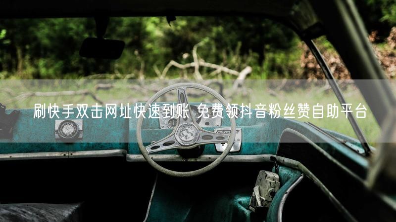 刷快手双击网址快速到账 免费领抖音粉丝赞自助平台