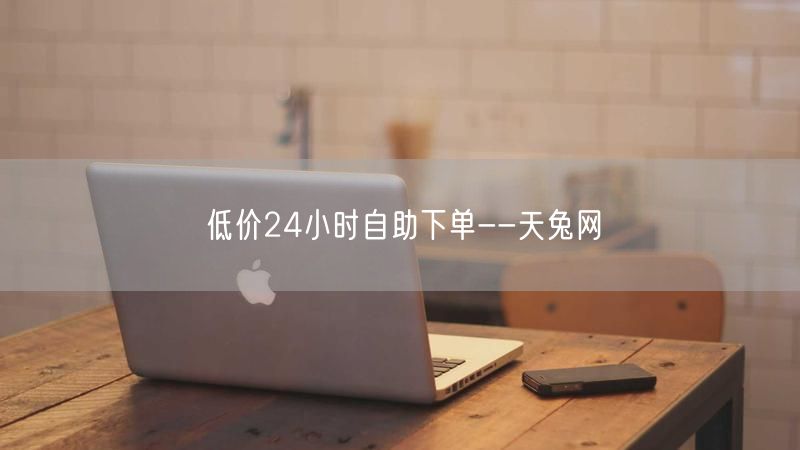 低价24小时自助下单--天兔网